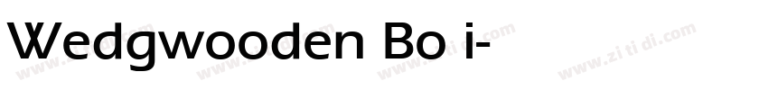 Wedgwooden Bo i字体转换